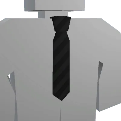 Black Striped Tie - Unturned uncommon cosmetic