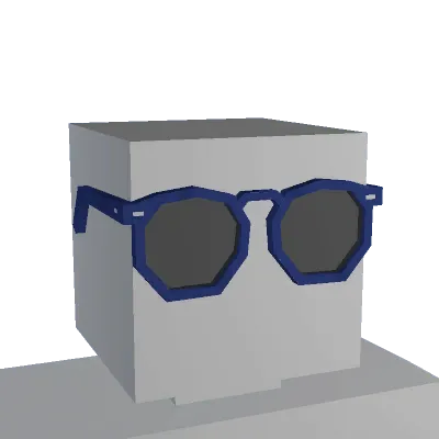 Blue Modern Glasses