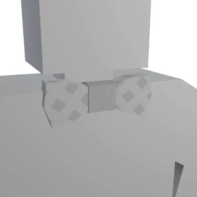 White Polka Dot Bowtie - Unturned uncommon cosmetic