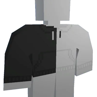 Black Split Hoodie - Unturned shirt