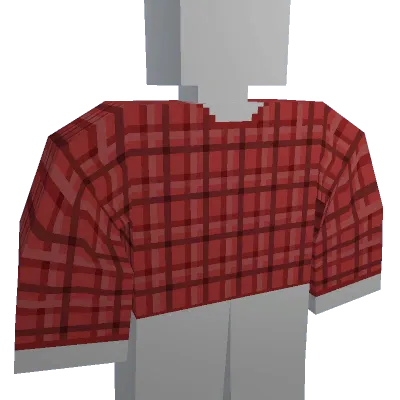 Red Plaid Shirt - Unturned shirt