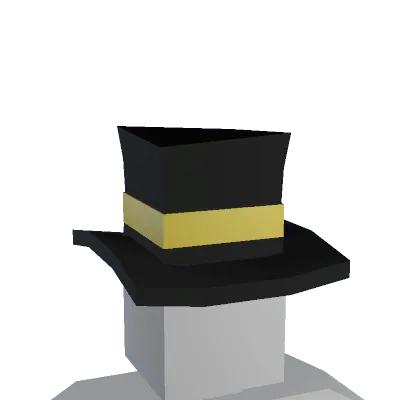 Gold Tophat - Unturned gold cosmetic