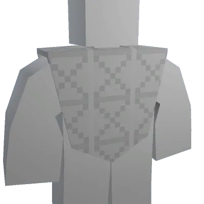 White Knitted Poncho - Unturned uncommon cosmetic