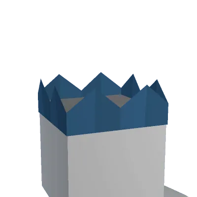Blue Origami Party Hat