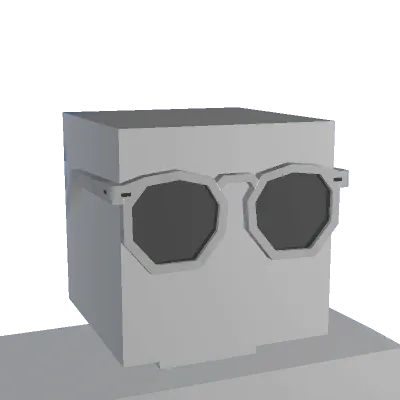 White Modern Glasses