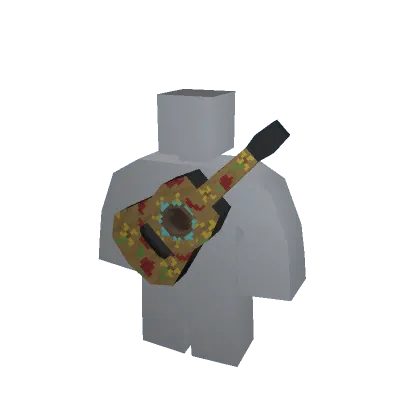 Lonely Musician's Flowery Guitar - Unturned backpack