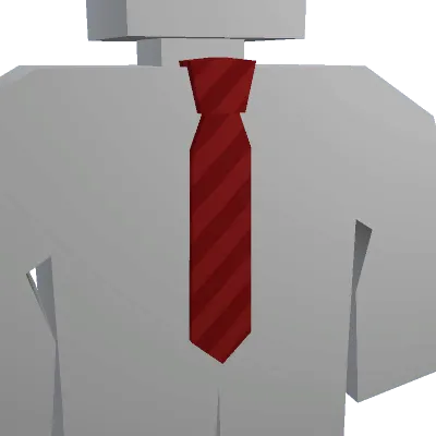 Red Striped Tie - Unturned uncommon cosmetic