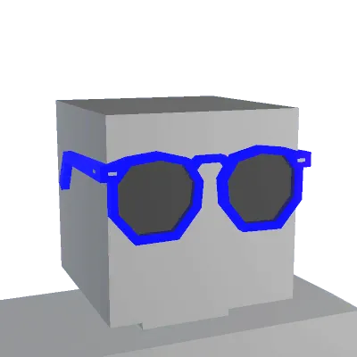 Rainbow Modern Glasses - Unturned uncommon cosmetic