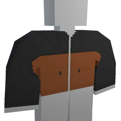 Orange Quilted Jacket - Unturned shirt