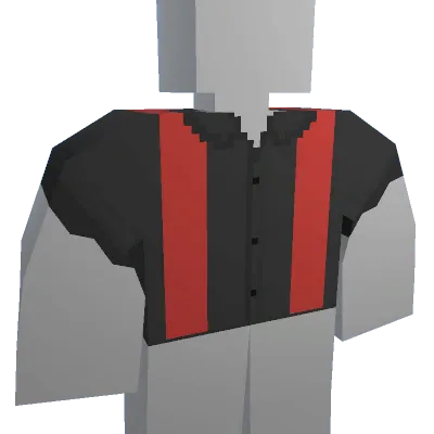 Red-Striped Button Up Shirt - Unturned shirt