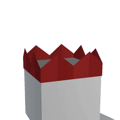 Red Origami Party Hat