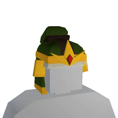 Guan Yu's Feathered Headress - Unturned hat