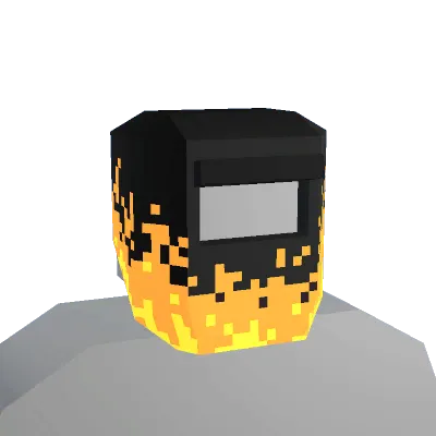 Spark-coated Welding Mask - Unturned hat