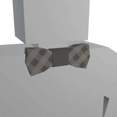 Gray Plaid Bowtie - Unturned uncommon cosmetic