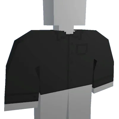 Black Formal Shirt - Unturned shirt