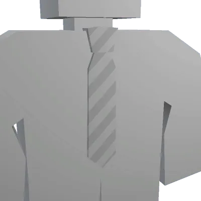 White Striped Tie - Unturned uncommon cosmetic