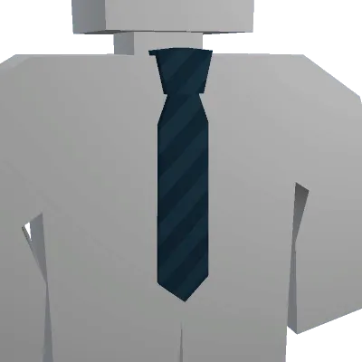 Navy Striped Tie - Unturned uncommon cosmetic