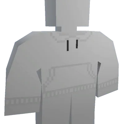 White Split Hoodie - Unturned shirt