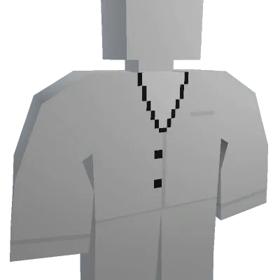 White Tuxedo Top - Unturned shirt