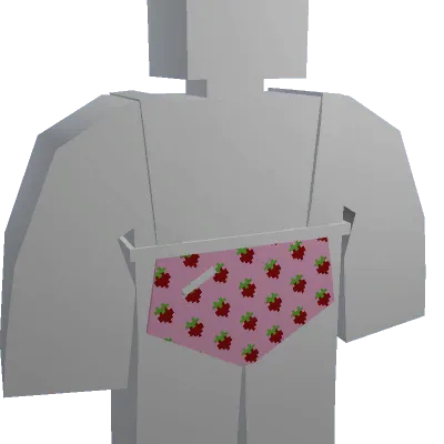 Strawberry Waitress Apron - Unturned vest