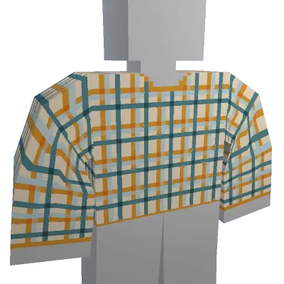 Orange Plaid Shirt - Unturned shirt