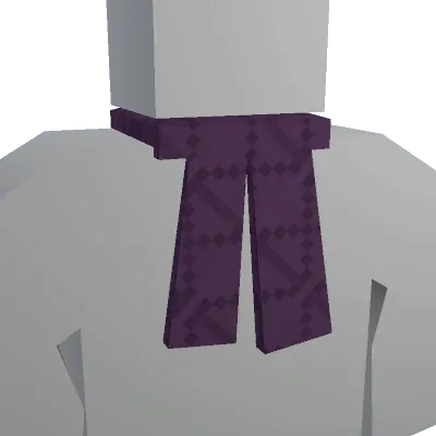 Purple Knitted Scarf - Unturned uncommon cosmetic