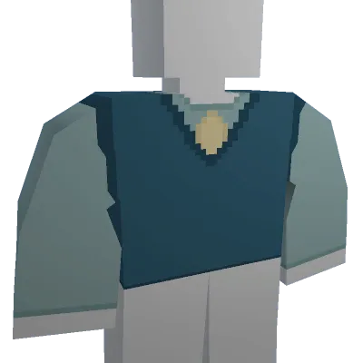 Classic Blue Sweatervest - Unturned shirt