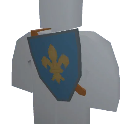 French Crusader Shield - Unturned backpack
