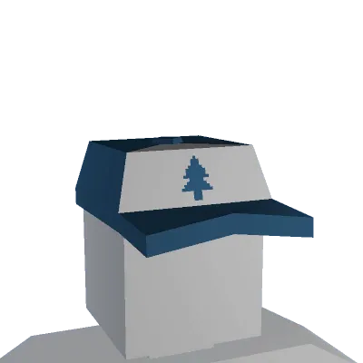 Blue Pine Tree Hat