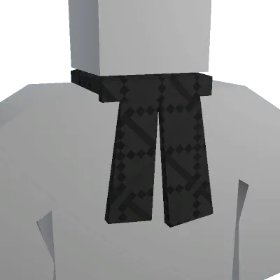 Black Knitted Scarf - Unturned uncommon cosmetic
