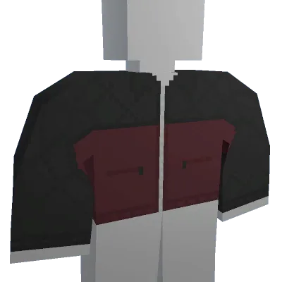 Red Quilted Jacket - Unturned shirt