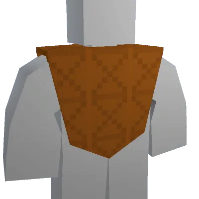 Orange Knitted Poncho - Unturned uncommon cosmetic