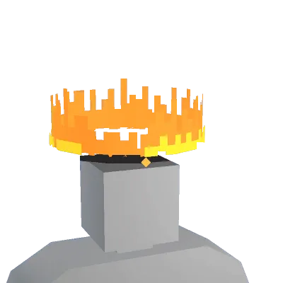 Mythical Fire Crown Aura - Unturned mask