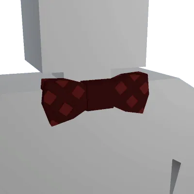 Red Plaid Bowtie - Unturned uncommon cosmetic